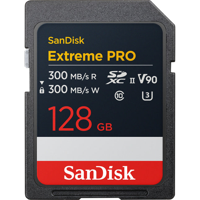 SanDisk 128GB Extreme PRO UHS-II Tarjeta de Memoria SDXC 300MBs Lectura 300MBs Escritura