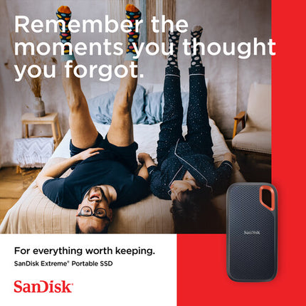 SanDisk 8TB Extreme USB 3.2 Gen 2 SSD portátil 1050 MB/s cable incluido