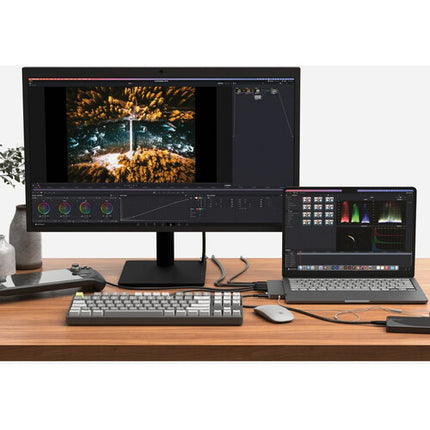 HYPER HyperDrive Next Duo Slim Hub USB-C 8 Puertos HDMI 4K 60Hz Magnetic Grips
