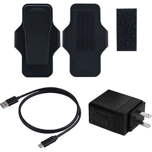Transcend TS-DBK8 Kit de Accesorios para DrivePro Body con Clip Giratorio y Cable USB-C