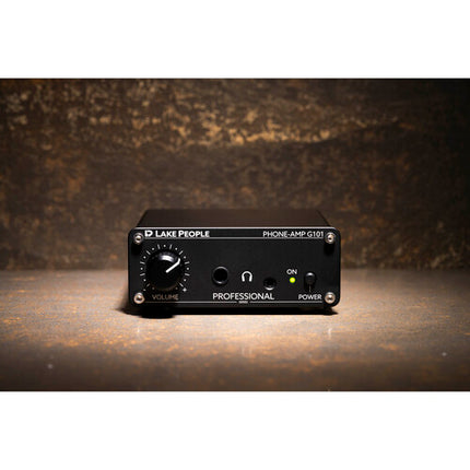 LAKE PEOPLE G101 Amplificador de Auriculares con Entradas RCA y Control de Volumen