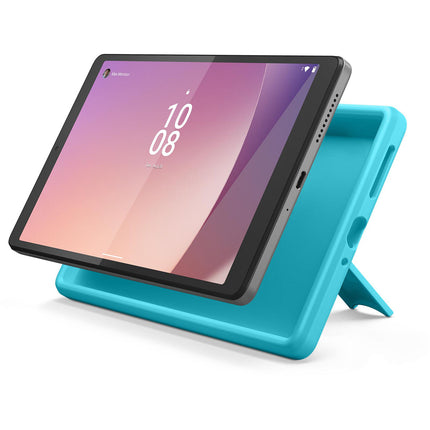 Funda Lenovo Bumper para Tab M8 4ª Gen Azul con Soporte Dual Silicona PC