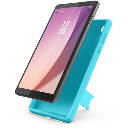 Funda Lenovo Bumper para Tab M8 4ª Gen Azul con Soporte Dual Silicona PC