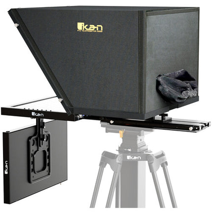 ikan Professional teleprompter PTZ 17 pulgadas 1280x1024 1000 cd/m² con monitor talento 19 pulgadas