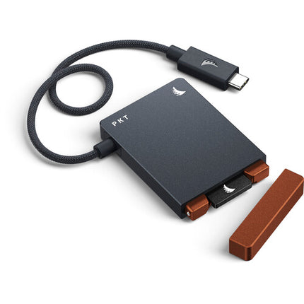 Angelbird PKT Lector de Tarjetas CFexpress 2.0 Type A USB-C 20 Gb/s with PKT Cap and USB4 Cable