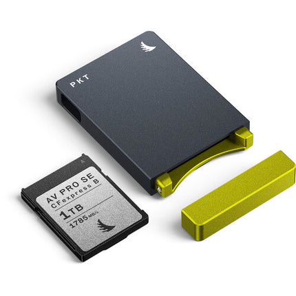 Angelbird PKT Lector de Tarjetas CFexpress 2.0 Tipo B USB-C 20 Gb/s con Cable USB4