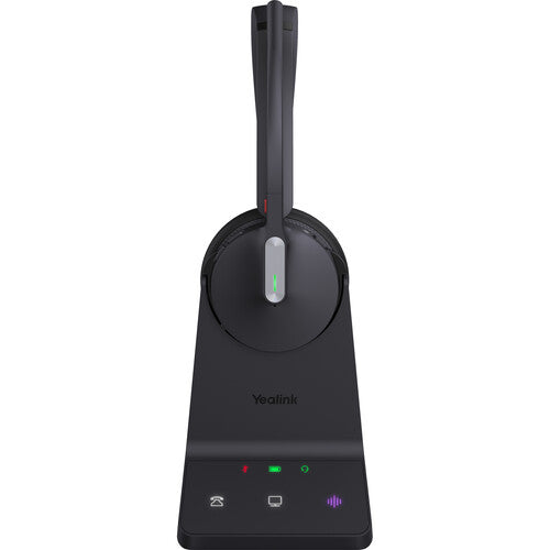 Yealink WH64 Auriculares Inalámbricos Dobles DECT Bluetooth 32 Horas Batería Base Incluida