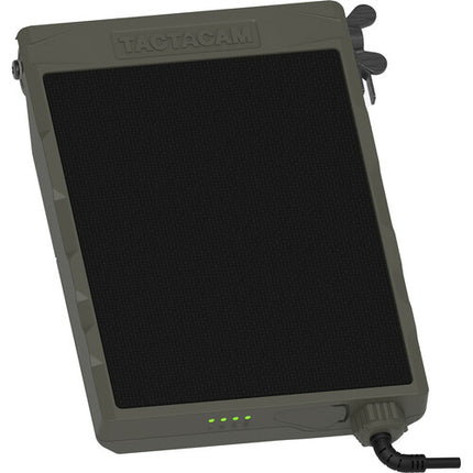 Panel Solar TACTACAM para Cámara Defend Serie Batería 5200mAh Adaptador y Cable Integrados