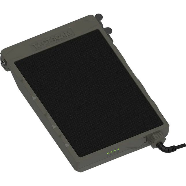 Panel Solar TACTACAM para Cámara Defend Serie Batería 5200mAh Adaptador y Cable Integrados