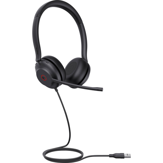 Yealink UH35 Auriculares USB Estéreo con micrófono Dual y estuche
