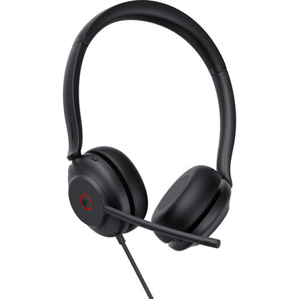 Yealink UH35 Auriculares USB Estéreo con micrófono Dual y estuche
