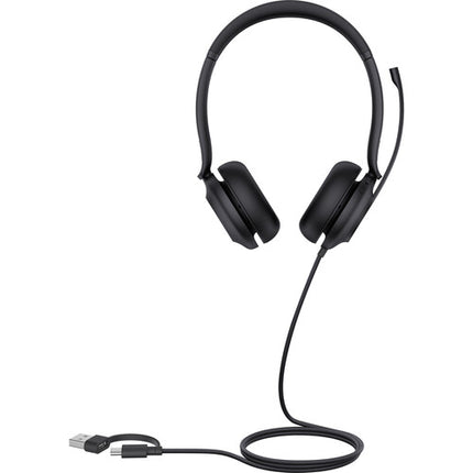 Yealink UH35 Auriculares USB Stereo 35mm Micrófonos Cancelación Ruido Funda
