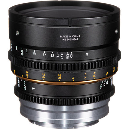 Dulens APO Mini Prime 85mm T2.4 Lente para Canon EF Filtro 72mm