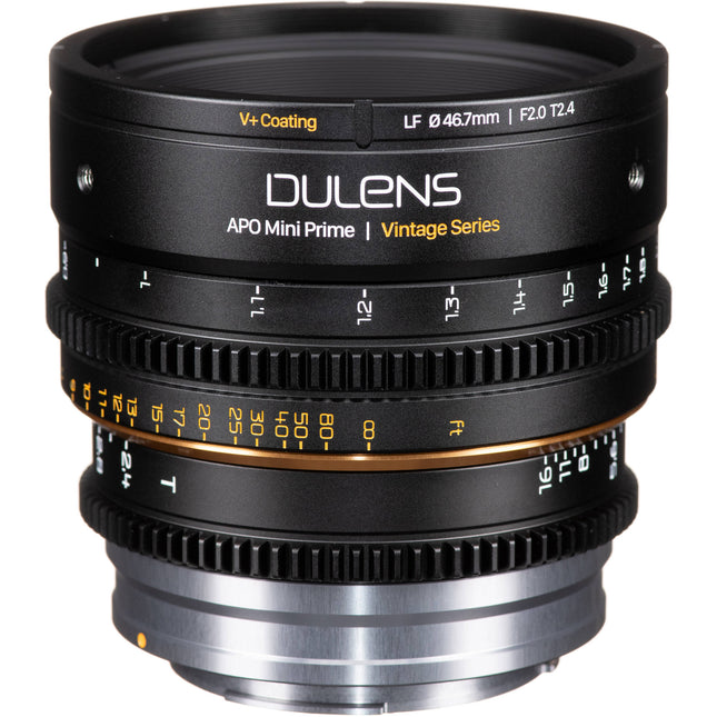 Dulens APO Mini Prime 85mm T2.4 Lente para Canon EF Filtro 72mm