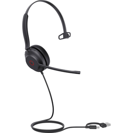 Yealink UH35 Mono Auricular USB Auricular Monoaural 35mm Micrófonos Cancelación Ruido Estuche Transporte