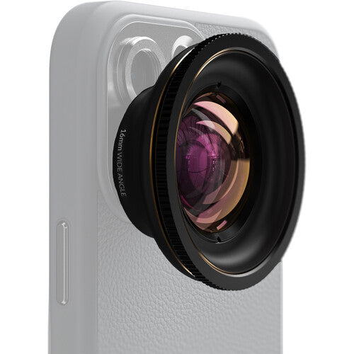 ShiftCam LensUltra Objetivo Gran Angular 16mm Foco Mínimo 2.7" Accesorios Incluidos