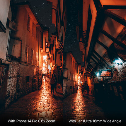 ShiftCam LensUltra Objetivo Gran Angular 16mm Foco Mínimo 2.7" Accesorios Incluidos