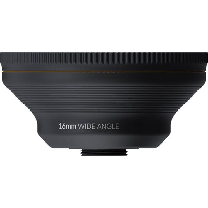 ShiftCam LensUltra Objetivo Gran Angular 16mm Foco Mínimo 2.7" Accesorios Incluidos