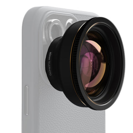 ShiftCam LensUltra 60mm Teleobjetivo 2x a 5x Funda Limpieza y Lápiz