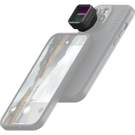 ShiftCam LensUltra Lente Anamórfica 1.33x Ángulo 113° para iPhone y Samsung