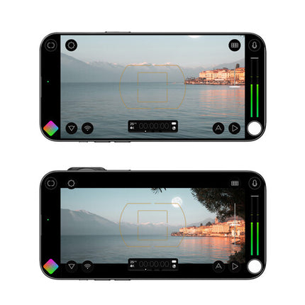 ShiftCam LensUltra Lente Anamórfica 1.33x Ángulo 113° para iPhone y Samsung