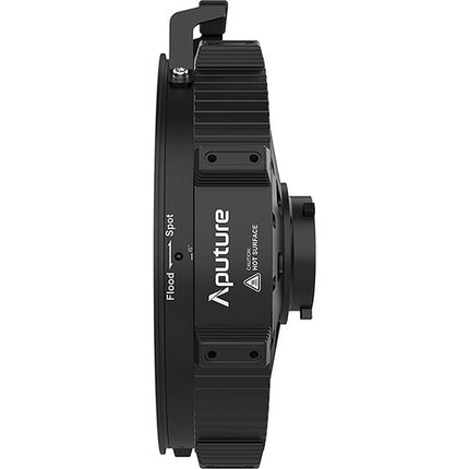 Aputure CF12 Fresnel para luces STORM 1000c 1200x ángulo ajustable 15-45° con estuche de transporte