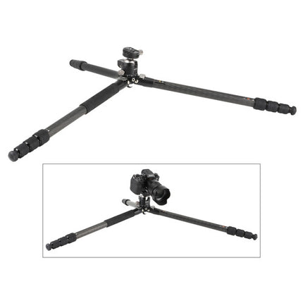 Robus RCC-3060 Trípode de Fibra de Carbono Capacidad 30 lb Altura 7.5 a 60"