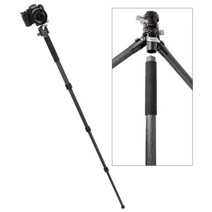 Robus RCC-3060 Trípode de Fibra de Carbono Capacidad 30 lb Altura 7.5 a 60"