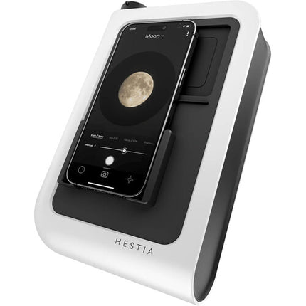 Vaonis Hestia Telescopio para Smartphone Pack Ultimate con Trípode Filtro Solar 30mm Apertura 25x Magnificación
