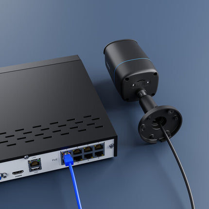 Reolink NVS16-8MB8-B NVR de 16 Canales 8MP HDD 4TB y 8 Cámaras Bullet 8MP