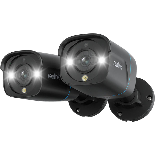 Reolink P330 8MP Cámara Bullet Exterior 4K 100' Visión Nocturna 2-Pack