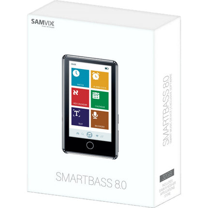 Samvix SmartBass 8.0 Reproductor MP3 32GB Pantalla 3 Pulgadas Táctil