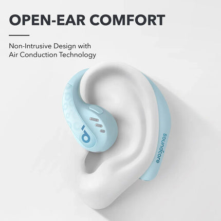 Soundcore by Anker AeroFit Pro Auriculares Deportivos 16.2mm Titanio 46H Azul Aqua