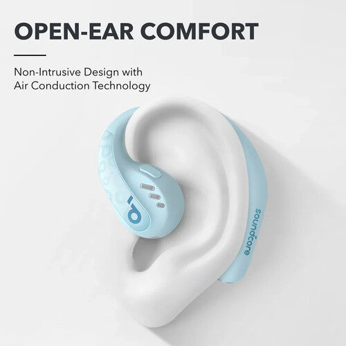 Soundcore by Anker AeroFit Pro Auriculares Deportivos 16.2mm Titanio 46H Azul Aqua
