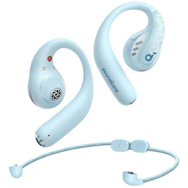 Soundcore by Anker AeroFit Pro Auriculares Deportivos 16.2mm Titanio 46H Azul Aqua