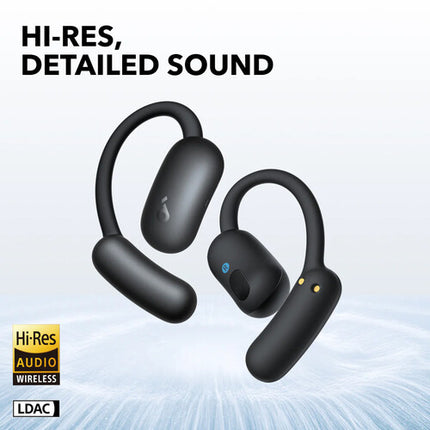 Soundcore by Anker AeroFit 2 Auriculares Inalámbricos Abiertos 42 Horas IP55 Negro