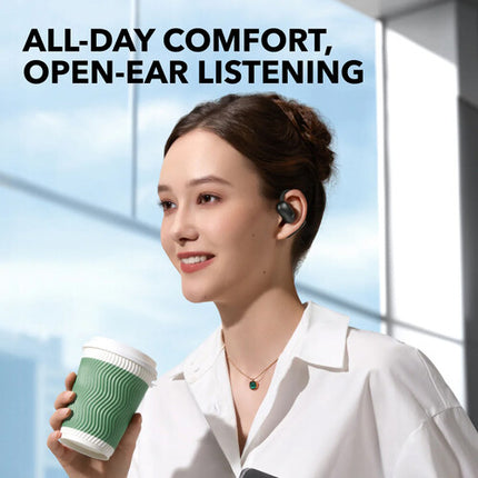 Soundcore by Anker AeroFit 2 Auriculares Inalámbricos Abiertos 42 Horas IP55 Negro