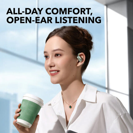 Soundcore by Anker AeroFit 2 Auriculares Abiertos Inalámbricos Verdes 42 Horas IP55