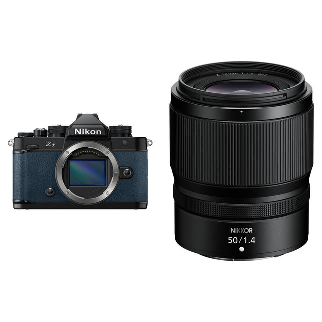 Nikon Zf Cámara Sin Espejo con Lente 50mm f1.4 Sensor 24.5MP 4K UHD Azul