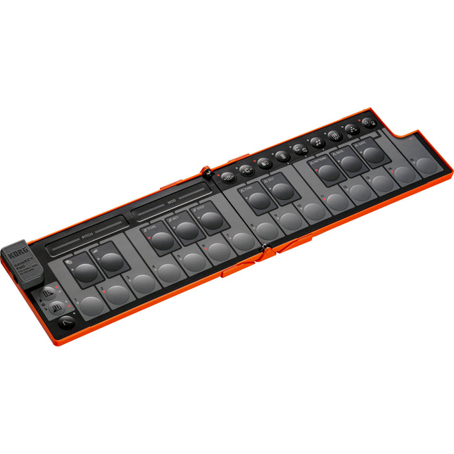 Korg nanoKEY Fold Teclado MIDI Plegable 25 Teclas USB-C Naranja