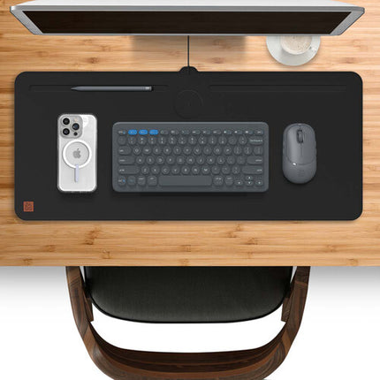 ZAGG Desk Mat con carga inalámbrica 10W superficie de tela suave