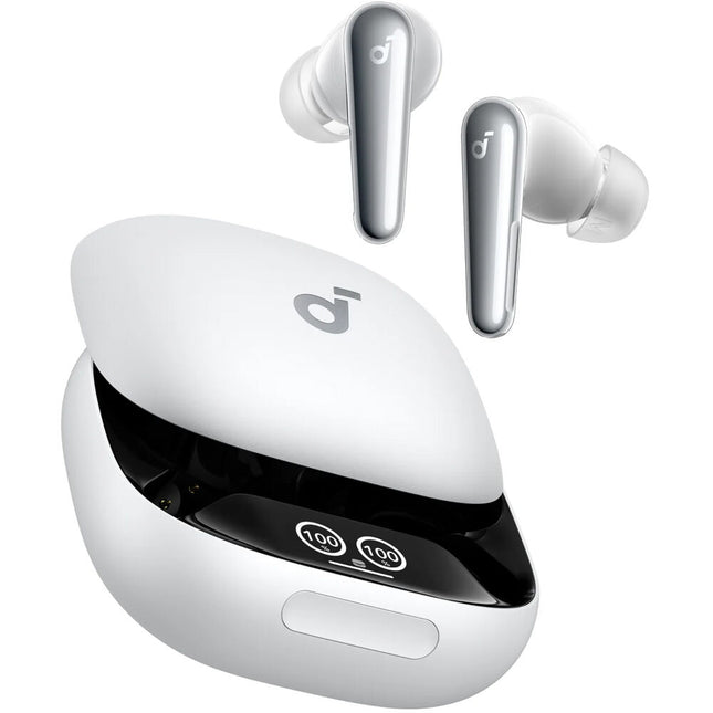 Soundcore by Anker Liberty 4 Pro Auriculares Inalámbricos Cancelación Activa de Ruido 10.5mm Woofer y Estuche de Carga