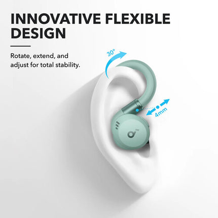 Soundcore by Anker Sport X20 Auriculares Deportivos Inalámbricos 48H IP68 Verde