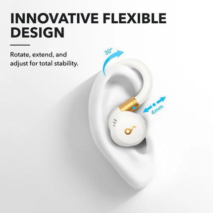 Soundcore by Anker Sport X20 Auriculares Deportivos In Ear True Wireless Blancos 48 Horas Reproducción IP68