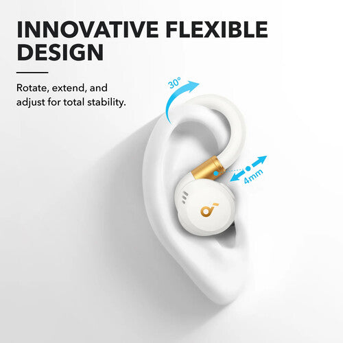 Soundcore by Anker Sport X20 Auriculares Deportivos In Ear True Wireless Blancos 48 Horas Reproducción IP68