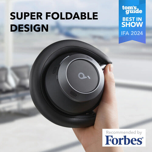 Soundcore by Anker Space One Pro Auriculares Inalámbricos Over-Ear Cancelación 60h batería y Funda