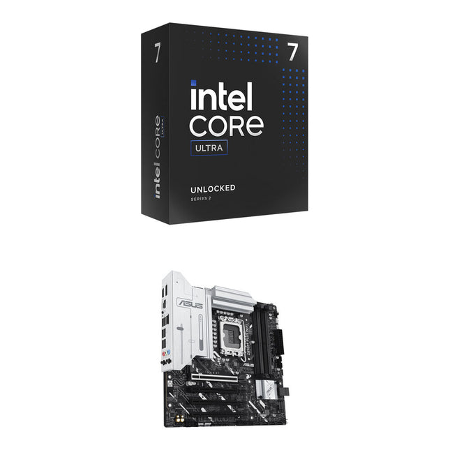 Intel Core Ultra 7 265K 20 Cores 3.9 GHz Kit Placa Base ASUS PRIME Z890M-PLUS WIFI M-ATX