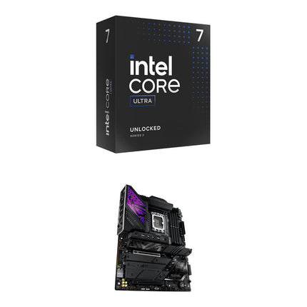 Intel Core Ultra 7 265K Procesador 20 Núcleos 3.9 GHz y ASUS ROG STRIX Z890-E Gaming WIFI Placa Madre ATX
