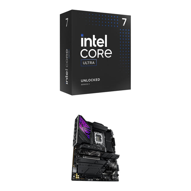 Intel Core Ultra 7 265K Procesador 20 Núcleos 3.9 GHz y ASUS ROG STRIX Z890-E Gaming WIFI Placa Madre ATX