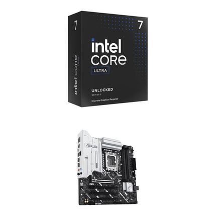 Kit Procesador Intel Core Ultra 7 265KF 20 Núcleos 3.9 GHz y Placa ASUS PRIME Z890M-PLUS WIFI M-ATX